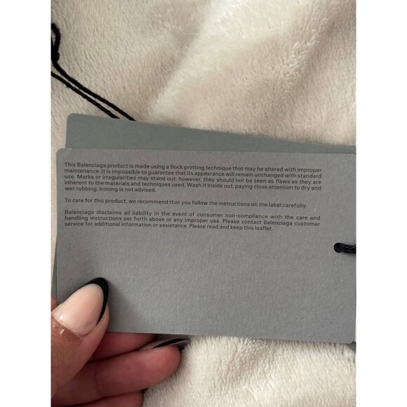 Balenciaga Womens Long Sleeve Black Top S - Picture 9 of 10